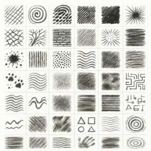 Example of Creative Mark Exploration canvas