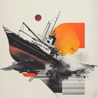 El barco se hunde